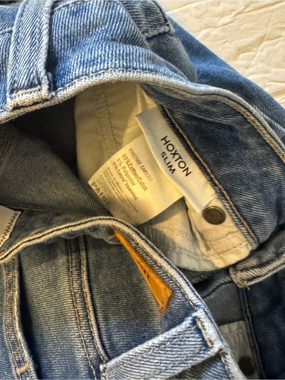 PAIGE Hoxton Slim Jeans in Medium Blue Size 25 🧡 - Picture 12 of 13